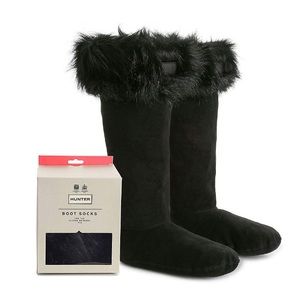 HUNTER Original Tall Faux Fur Boot Socks!